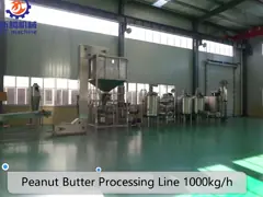 арахис производственной линии арахисового масла 110 kw наклеивает делать подвергает обработку механической обработке video