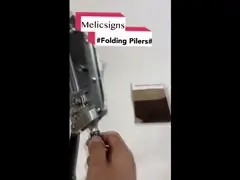 90 длина ручки чувства 8.6км СС плоскогубцев гибочного инструмента степени складывая алюминиевая video