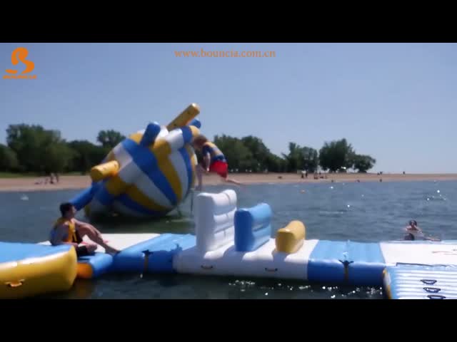 Inflatable Water Hurdle Outdoor Sport Course Floating PVC Material