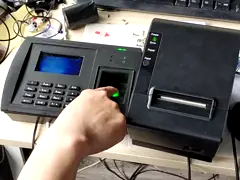 Отпечаток пальцев Iot основал систему посещаемости карты Rfid, систему таймера Rfid video