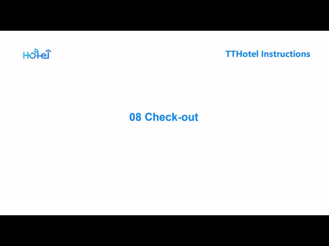 08 Check out