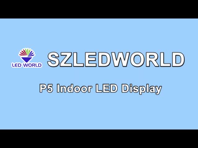 Wide Viewing Angle Indoor Advertising Led Display P3 , P4 , P5 , P6 With Customized Iron Box