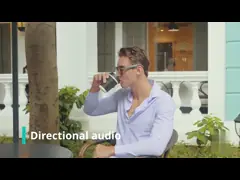 Аудио уха умных солнечных очков блютуз стекел беспроводных открытое управляя солнечными очками video