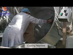 Полностью автоматическая нагревая лакировочная машина WNCG 80 Kg/Batch сахара video