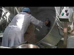 малошумной бак арахиса арахиса 100кг/Х покрытый лакировочной машиной для фабрики еды video