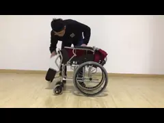 X Frame Folding OEM 27.56lbs Lightweight Manual Wheelchair