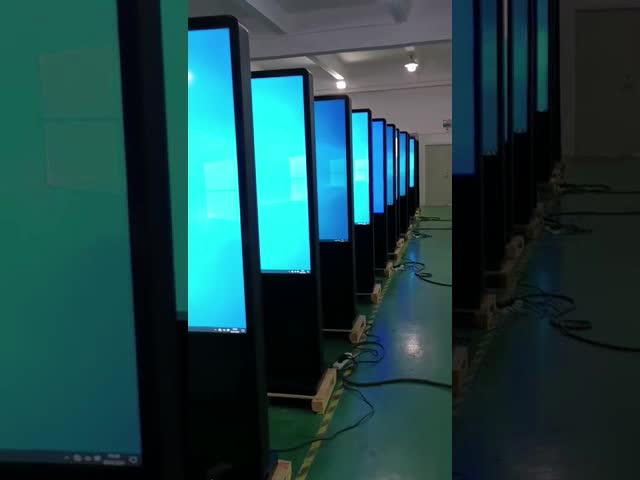 55 インチ LCD の広告のキオスクのデジタル モニターの人間の特徴をもつメディア プレイヤー