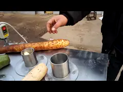 400 кг/ч Модель нарезки банановых чипсов 1 мм Электрическая Модель нарезки банановых чипсов video