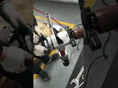 Машина электрической трубы держателя ID скашивая и трубка Beveller video