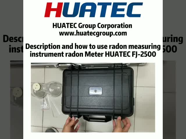 Интерфейс передачи Usb оборудования Ndt измеряя аппаратуры радона видео