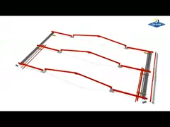 Prefab стальной склад Q235, стальная конструкция склада железного каркаса структуры склада Q345 video