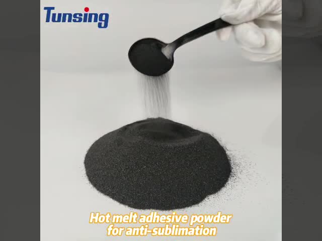 DTF Tpu Adhesive Heat Transfer Black Hot Melt Powder For Dark Fabric Transfer Printing