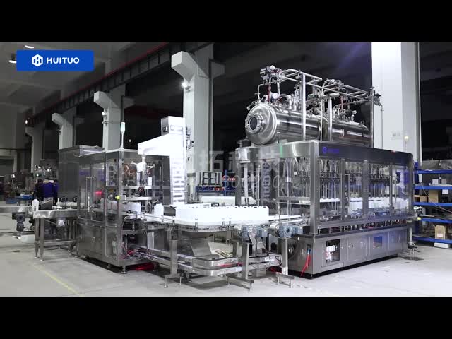 машина 12000bph жидкостного реагента 4000w заполняя покрывая, завалка фармацевтического реагента и покрывая производственная линия видео