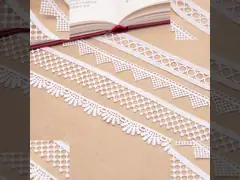 Отделка шнурка вышивки полиэстера цветка 7cm Cluny video