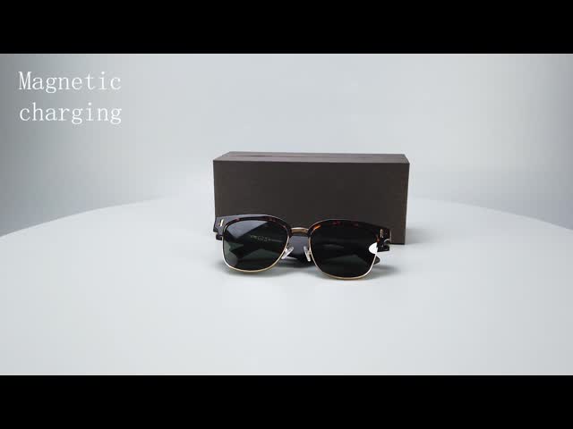 UV400スマートな可聴周波ガラスによって分極されるEyewearのブルートゥースのサングラス