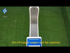 Масштаб анализатора жировых отложений веса высоты масштаба веса цифров 300kg умный ультразвуковой BMI video