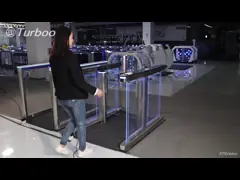 Турникеты пешехода низкой цены анти- барьера офиса слиенсе столкновения множественного умного стеклянного оптически video