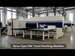 Машина прессы пунша башенки системы CNC Fanuc привода мотора сервопривода video