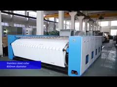 Equipo de lavandería 1 ~ 5 planchador de trabajo de rodillos con precio barato