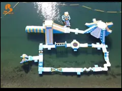 PVC EN ISO25649 0.9mm плавая раздувные игры аквапарк video