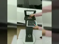 12,9» полов SPCC стоя приложение стойки ПК киоска LCD вращая video