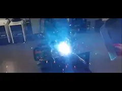 Автоматический сварный робот рукой 6 оси AR900 с CNGBS сварным позиционировщиком как робот дуговой сварки video