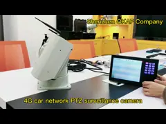OKAF 4G Противоударная крыша транспортного средства PTZ IP камера RS485 управление video