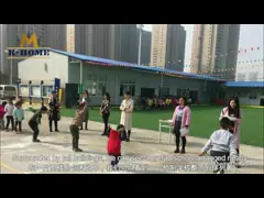 Подгонянное Prefab школьное здание стальных структур video