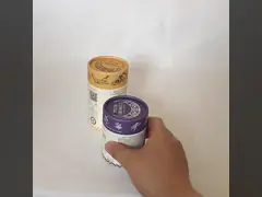 Коробка изготовленной на заказ элегантной Biodegradable трубки бумаги Kraft упаковывая для продуктов менструальной чашки женских video