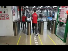 Stainless Steel Tripod Turnstile Gate Anti Tailgating For Outdoor