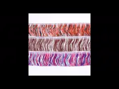 Curtain 100% Polyester Multicolor Brush Fringe Tassel