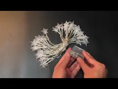 Крытые на открытом воздухе света строки феи СИД 3500K для свадебного банкета video