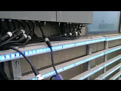 На открытом воздухе RGB приостанавливал освещение прокладки 12W для строя фасада video