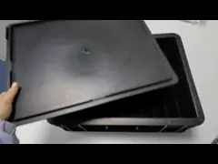 Непахучий противостатический ящик для хранения ESD с рассекателями video