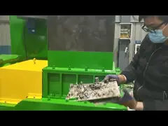 Industrial Double Shaft Shredder Machine Metal Chip Shredder High Torque