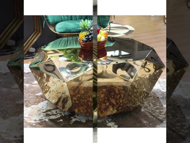 diamond shape coffee table