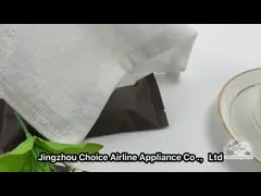 Хлопок эфирного масла освежая влажное полотенце 23x23cm для ресторана video