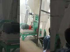Пшеница меля дружелюбное компактной молотковой дробилки корма для животных мельницы эко- video