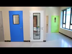 Наружным открытым двери 180mins расклассифицированные огнем деревянные 950*2100*100mm video