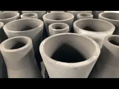 Износоустойчивая трубка RBSIC циклона SiSiC материальная выравнивая трубку video