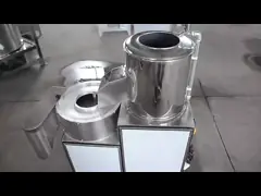 Potato Washing Peeling 750W 200kg/H Vegetable Cutting Machines