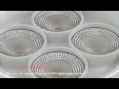 Цвет AC 85-265V изменяя свет пятна СИД и вниз светлые 2 в 1 video