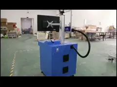 Гравировальный станок лазера волокна лазера SL-FC 50W Нанкина скоростной для гравировки металла глубокой video