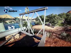 Мост 200 модельный временный Байлей разделяет противоюзовое отделывая поверхность сырье К460К video