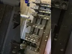 CNC длины 52mm PPAP подвергал части механической обработке лазер выгравировал запирать гайки волочения video