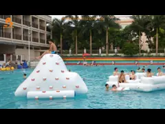 Раздувной альпинист айсберга/раздувная игрушка воды айсберга для малышей video