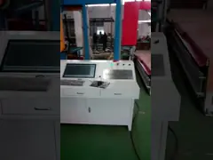 2D আকারের জন্য 6KW পলিউরেথেন অনুভূমিক অসিলেটিং ব্লেড কাটার মেশিন