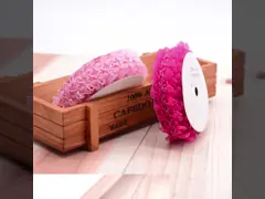 Colorful  Embroidery 4cm Polyester Tassel Fringe Trim