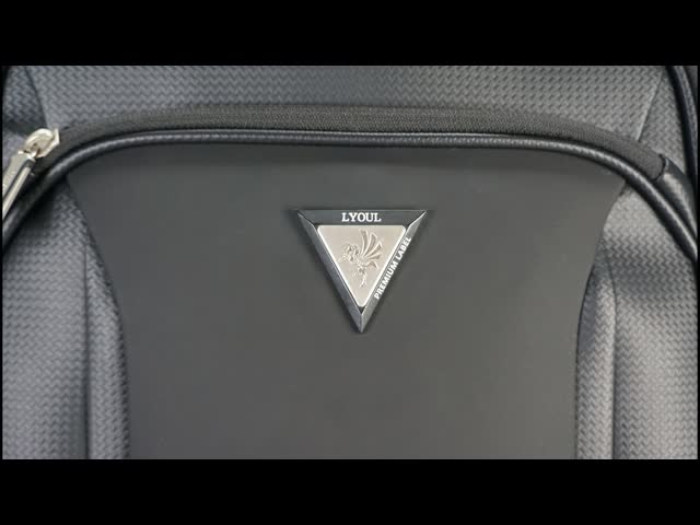 Carbon Material TSA Cable Lock Trolley Checked Luggage Bag