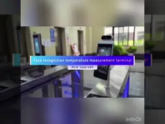 Динамический терминал управления доступом термометров распознавания лиц камеры инфракрасн video